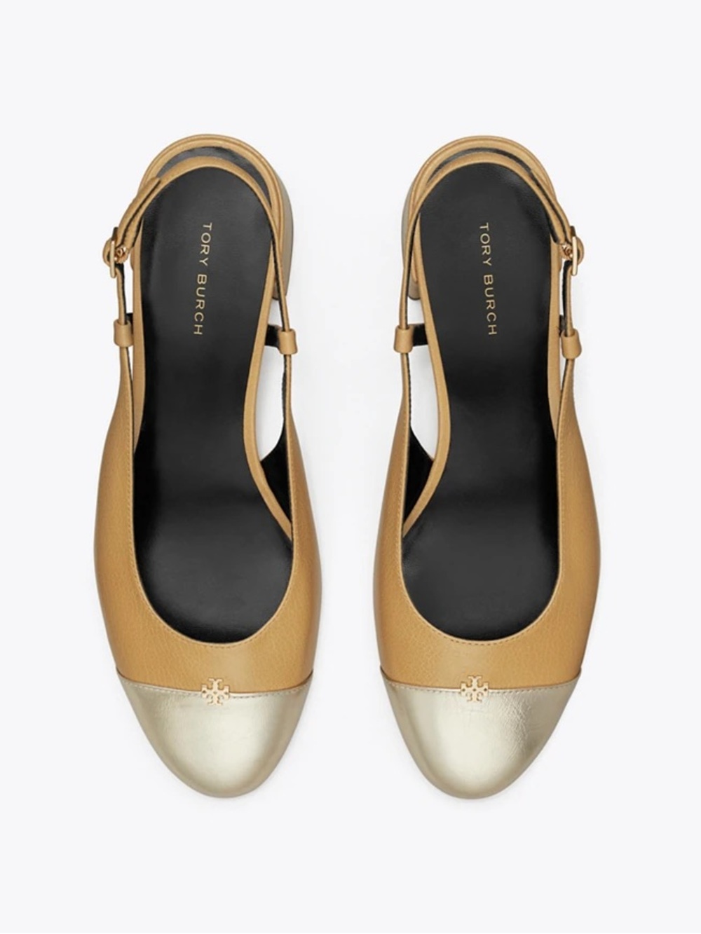 NWT TORY BURCH CAP-TOE SLINGBACK PUMPS